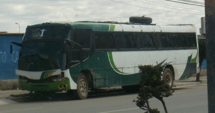 Scania - Nielson Diplomata (En Bolivia)
Corte de pintura tomado prestado a Via Bariloche (Empresa argentina)
Palabras clave: (En Bolivia)