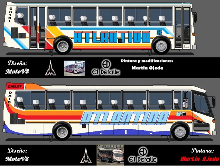 El Detalle OA 101 - El Detalle - T. Atlántida S.A.C.
Atlántida 2 x 1 - Graficas
2 cortes de pintura característicos de la 57 en los '90 y entrada la primera década del 2000
Palabras clave: Detalle Atlántida 57