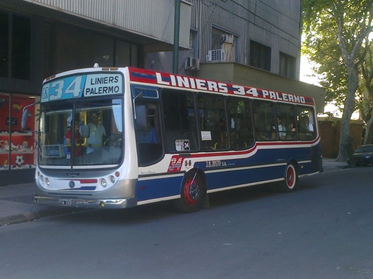 Mercedes Benz OH 1315 L SB - Metalpar - J.B. Justo S.A.
FUW 186
Línea 34 - Interno 56
Palabras clave: 34 Metalpar Liniers Palermo