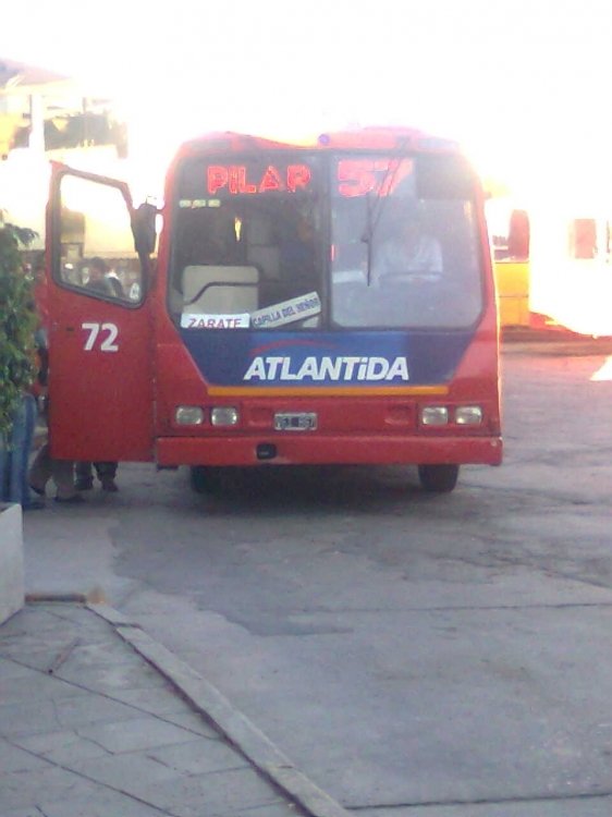 Atl�ntida S.A.C.
Un OA101 de Atl�ntida en su ramal Pilar/C. del Se�or/Zarate. 
Palabras clave: Atlantida 57 Zarate Capilla Pilar Detalle