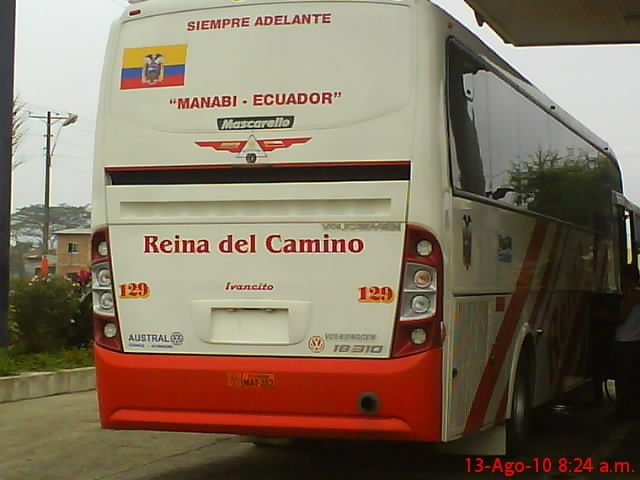 Mascarello Roma 350 (en Ecuador) - Reina del Camino
