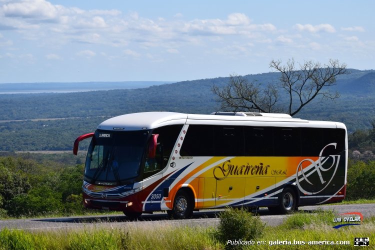 Volvo B270F - Marcopolo G7 Viaggio 1050 (en Paraguay) - Guaireña S.R.L.
     DAZ 249
   Guaireña, unidad 3050
Palabras clave: VOLVO GUAIREÑA
