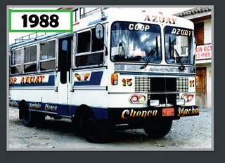 Isuzu DBR 370 - Nacional - Azuay
Coop Azuay Interprovincial Año 1988
*Fotografias tomadas de la Pagina web de la Coop Azuay
Palabras clave: Chasis Desconocido Carroceria Desconocida