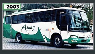 Hino FF Carroceria Picosa
Coop Azuay Interprovincial Año 2003
*Fotografias tomadas de la Pagina web de la Coop Azuay
Palabras clave: Hino FF Carroceria Picosa