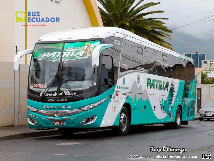 MERCEDES BENZ O500 RS 18-36 CARBUSS YAULEMA PATRIA
Unidad carrozada por Carbuss Yaulema imitación de New G7
Imagen de Ángel Vinueza
Palabras clave: MERCEDES BENZ O500 RS 18-36 CARBUSS YAULEMA PATRIA