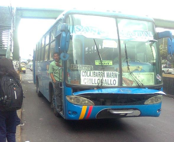 Mercedes Benz OF 1721 Carroceria Alvarado
Bus Tipo de Quito Coop San Cristobal 

Palabras clave: Mercedes Benz OF 1721 Carroceria Alvarado