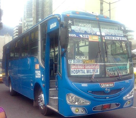 Hino FG Carroceria Reinoso
Bus Tipo de Quito Coop San Francisco

Palabras clave: Hino FG Carroceria Reinoso