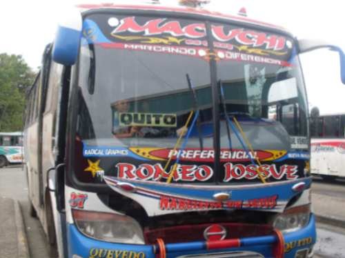 Hino GD Carroceria Zamora
Coop Macuchi.
Terminal Terrestre de Quevedo
Palabras clave: Hino GD Carroceria Zamora