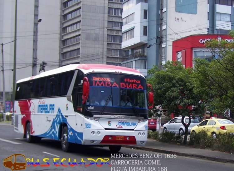 Mercedes Benz OH 1636 Carroceria Comil (EN ECUADOR)
Flota Imbabura
PUE - 040 

Palabras clave: Mercedes Benz OH 1636 Carroceria Comil (EN ECUADOR)