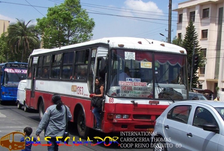 International 1652 Carroceria Thomas
Coop Reino de Quito
Urbano de Quito
Movil 60
Palabras clave: International 1652 Carroceria Thomas