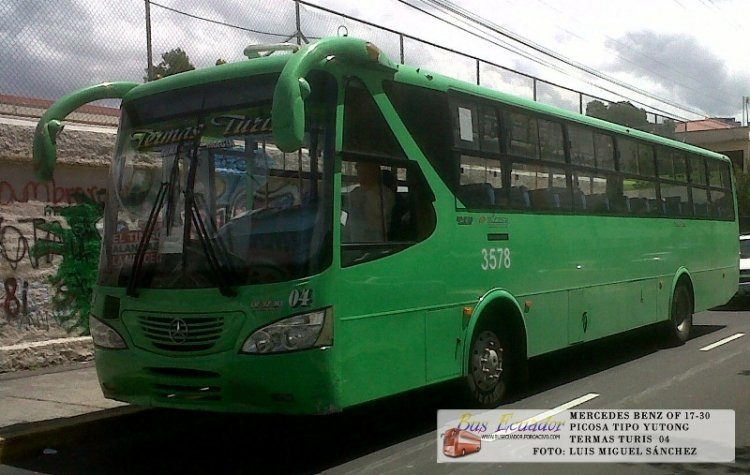 Mercedes-Benz OF 1730 - Carroceria Picosa Tipo Yutong
Coop Termas Turis
Servicio Interparroquial
Palabras clave: Mercedes Benz 1730 Carroceria Picosa Tipo Yutong