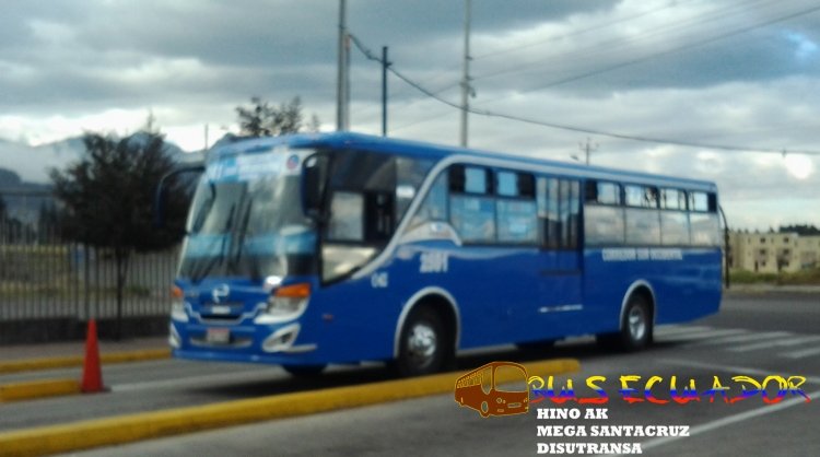 HINO AK CARROCERIA MEGA SANTACRUZ
Bus Tipo de Quito
Coop DISUTRANSA
Palabras clave: HINO AK CARROCERIA MEGA SANTACRUZ