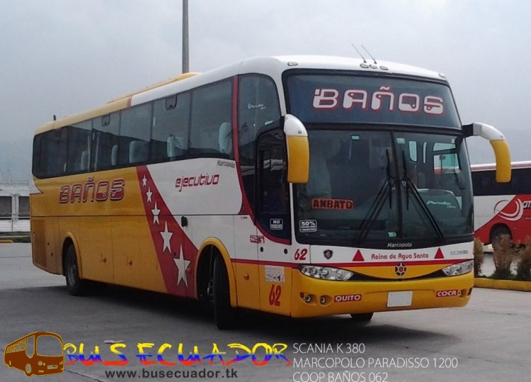SCANIA K380 CARROCERIA MARCOPOLO PARADISSO 1200 (EN ECUADOR)
TRANSPORTES BAÑOS
MOVIL 62

Palabras clave: SCANIA K380 CARROCERIA MARCOPOLO PARADISSO 1200 (EN ECUADOR)
