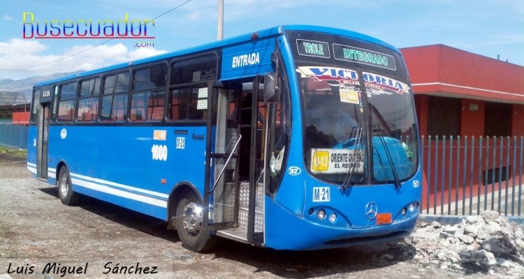 MERCEDES BENZ OF 17 21 /59 CARROCERIA MARIELBUS
URBANO BUS TIPO DE QUITO 
COOP VICTORIA
Palabras clave: MERCEDES BENZ OF 17 21 /59 CARROCERIA MARIELBUS