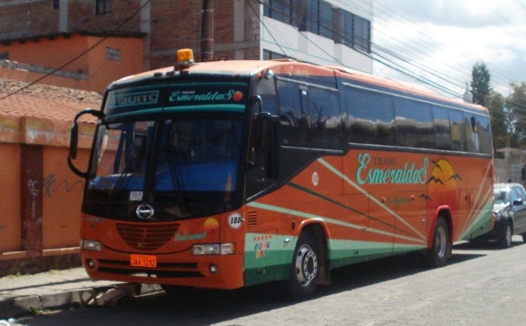 Hino Ak Carroceria Irizar Adaptado en  Ecuador
Trans Esmeraldas 
Movil 102
JAA -1292
Vista Frontal
Palabras clave: Hino Ak Carroceria Irizar Adaptado en  Ecuador
