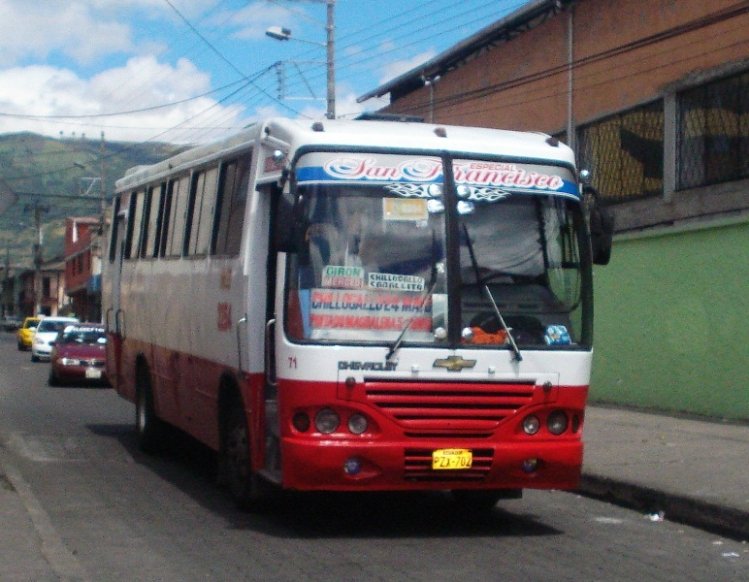 Chevrolet Isuzu FTR Carroceria Vasquez
Coop San Francisco
Movil 71
PZX - 702
Palabras clave: Chevrolet Isuzu FTR Carroceria Vasquez