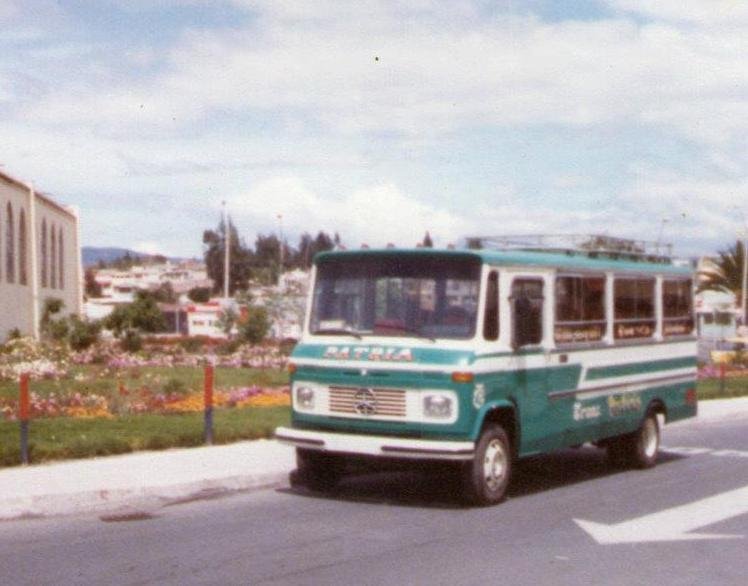 Mercedes-Benz 613 - Patria
Coop Patria
Bus Antiguo de Ecuador
TOmada de facebook de Patria
Palabras clave: Mercedes Benz 918 Carroceria Thomas ?