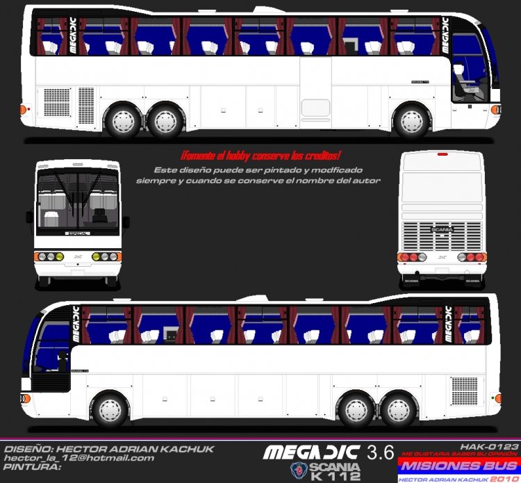 DIC MEGADIC 3.6 SCANIA K112
DISEÑO HECHO POR MI
Palabras clave: DIC MEGADIC 3.6 SCANIA K112