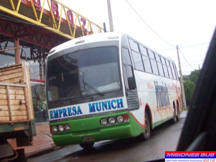 EMPRESA MUNICH 14
DIC MEGADIC 3.6 MB O-371 RSD
ESTA UNIDAD ERA PERTENECIENTE A CRUCERO DEL NORTE Y LUEGO PASO A MENOS DE AGUILA VIAJES DONDE LE RETIRERON EL EJE PATIN Y LUEGO PASO A MANOS DE ESTA EMPRESA DONDE LE VOLVIERON A REINTREGAR EL PATIN 
Palabras clave: EMPRESA MUNICH 14 DIC MEGADIC 3.6 MB O-371 RSD