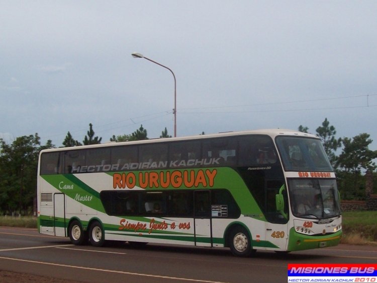 Busscar Panoramico DD (en Argentina) - RIO URUGUAY 420
BUSSCAR PANORAMICO DD MB O-500 RSD
Palabras clave: BUSSCAR PANORAMICO DD MB O-500 RSD