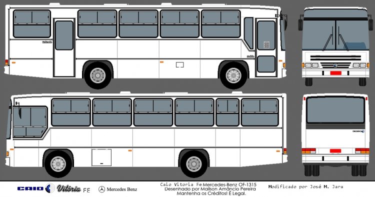 Mercedes-Benz OF 1318 - Caio Victoria FE (en Paraguay) - Diseño
Palabras clave: MB