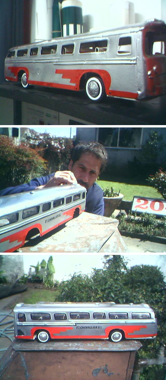 Restauración maqueta Bedier ex Tptes. Entre Ríos.
De Transportes Entre Ríos a Chevallier
