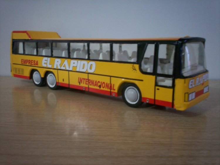 Maqueta Bedier personalizada
Omnibus Bedier Personalizado en Empresa EL RAPIDO internacional

Palabras clave: JUGUETE-MAQUETA (REPRODUCCION EN MINIATURA)