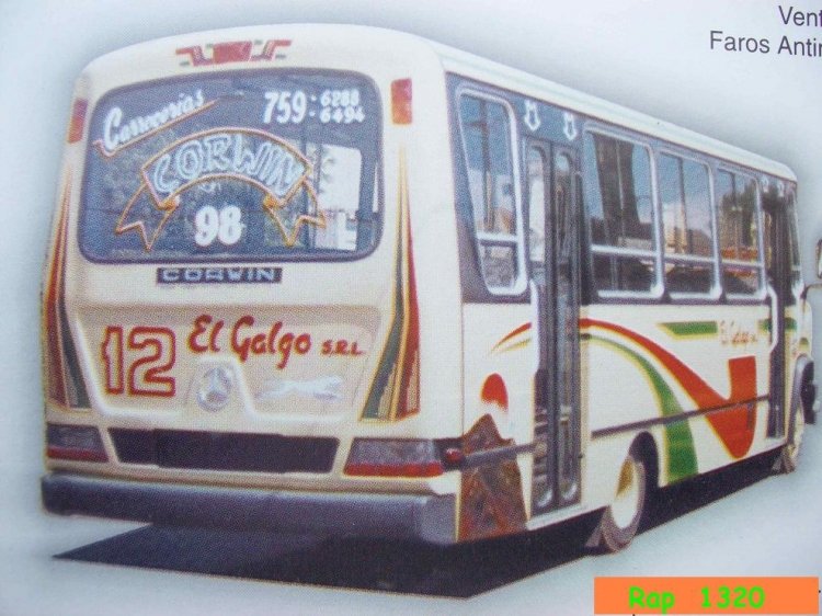 EL GALGO 12
Publicidad Bimet-Corwin
Palabras clave: URBANO