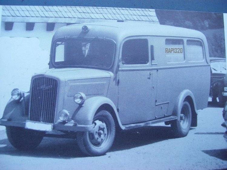 OPEL BLITZ FURGON
Imagen obtenida de una revista de la 2da Guerra Mundial
Palabras clave: INTERNACIONAL