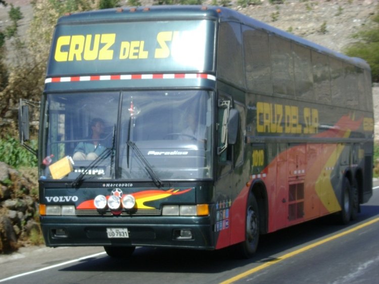 Marcopolo Paradiso 1450 GV (en Per�) - EXPRESO CRUZ DEL SUR
UD7931
JORGE MIGUEL ABSI GUIDO (Peru)
e mail:jabsi86@gmail.com
www.flogao.com.br/norpacifico
Palabras clave: CRUZ DEL SUR