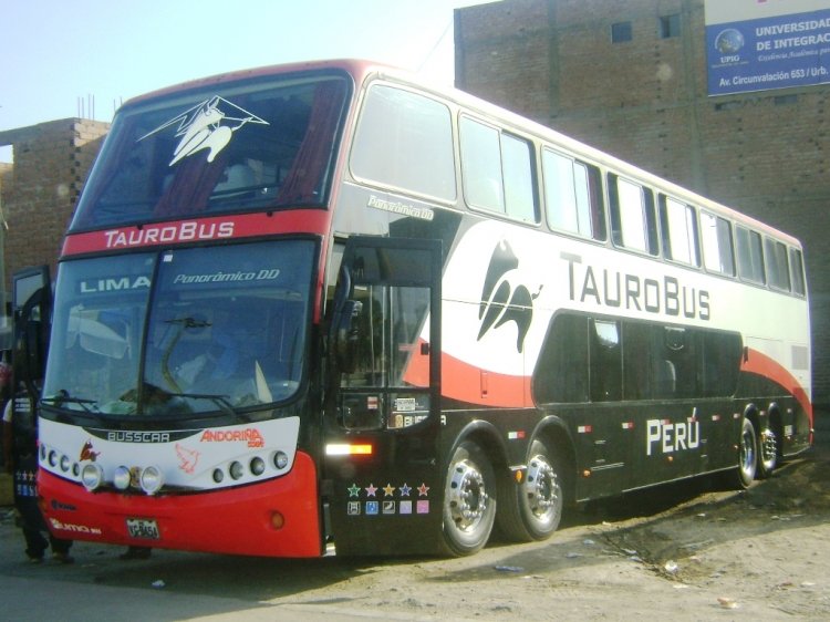 Busscar Panaramico DD (en Per) TAURO BUS
JORGE MIGUEL ABSI GUIDO (PERU)
e mail:jabsi86@gmail.com
www.flogao.com.br/norpacifico
Palabras clave: TAUROBUS