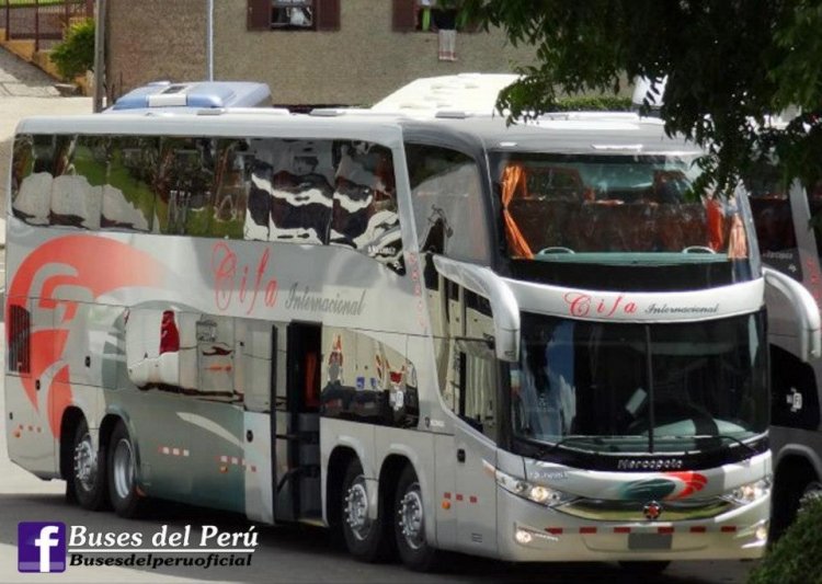 CIFA Internacional (PARA ECUADOR)
Foto: Marcio Bruxel 
Foto extraida de Facebook buses del Peru
Palabras clave: Scania Marcopolo 
