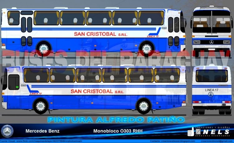 Mercedes-Benz 0 303 (en Paraguay) - Linea 17 San Cristobal S.R.L.
Creditos incluidos
Palabras clave: MB