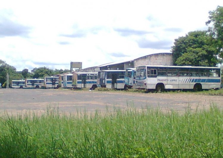 Mercedes-Benz OF 1318 - Marcopolo Torino G4 (en Paraguay) - Panchito Lopez , Linea 29
Parque automotor de la Linea 29 en desuso
fotografia: Dear
Palabras clave: MB