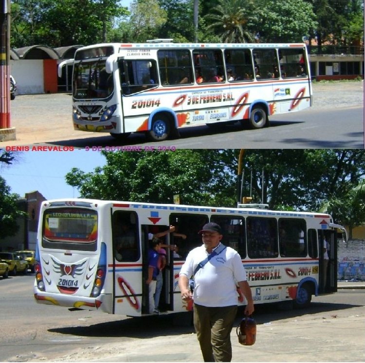 Hino 913 Carrocerias El Bus (replica de Marcopolo Torino G7)
Este bus me encontre hoy por San Lorenzo, un plaquita atras dice "Carrocerias El Bus", con un diseño realmente espectacular, la parte trasera unica...en fin para mi espectacular...
Palabras clave: HINO