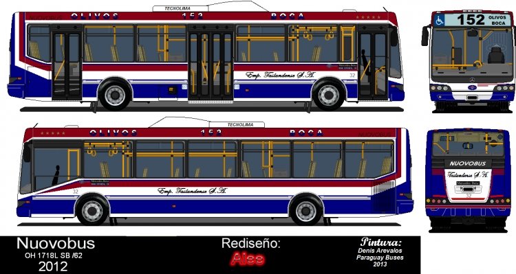 Nuovo Bus linea 152
http://galeria.bus-america.com/displayimage.php?pos=-28070
Diseño:Alee
Pintura y Modificaciones: Denis Arevalos
Palabras clave: MB