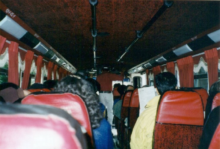 Interior bus Alvarado
HAE462
Esta es la vista de los interiores del bus de la cooperativa Chimborazo de 1990

