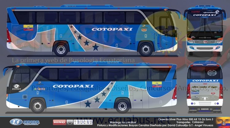COTOPAXI CEPEDA SILVER PLUS HINO AK
COTOPAXI CEPEDA SILVER PLUS HINO AK
Palabras clave: COTOPAXI CEPEDA SILVER PLUS HINO AK