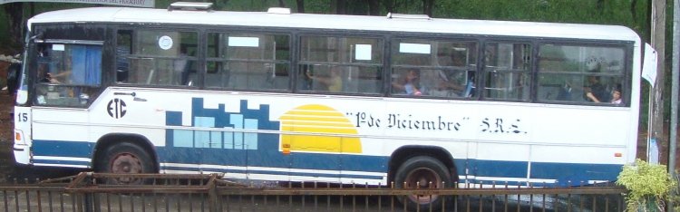 Mercedes-Benz OF 1318 - Caio Vitoria FE (en Paraguay) - Emp. 1º de Diciembre S.R.L. , Linea 41
Palabras clave: MB