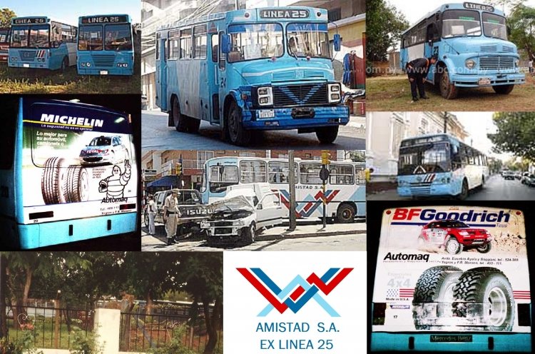 Varios buses de la Empresa Amistad S.A. - Ex linea 25
Fuente: ABC Color y Industrias Graficas Pereira
Palabras clave: MB