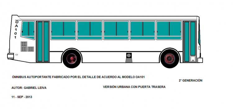 El Detalle OA 101 - El Detalle 
VERSIÓN CON CHASIS NORMAL DE 5170mm ENTRE EJES
PRODUCIDO ENTRE 1994 Y 1997
DIBUJO DE MI AUTORÍA
Palabras clave: EL DETALLE OA101 II STANDARD DEUTZ