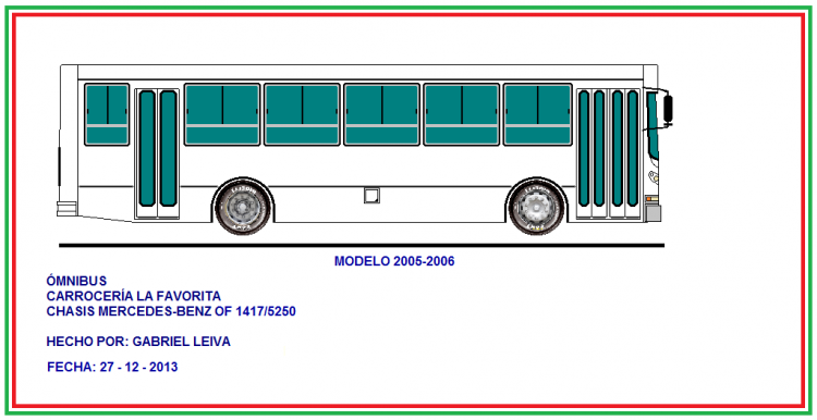 Mercedes-Benz OF 1417 - La Favorita 
Versión 2005/06
