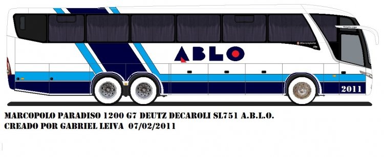 DECAROLI - MARCOPOLO G7 (para Argentina)
SE IMAGINAN ALGO ASI?
(Diseño ficticio, no desarrollado por Marcopolo)
Palabras clave: MARCOPOLO PARADISO G7 1200 DEUTZ DECAROLI