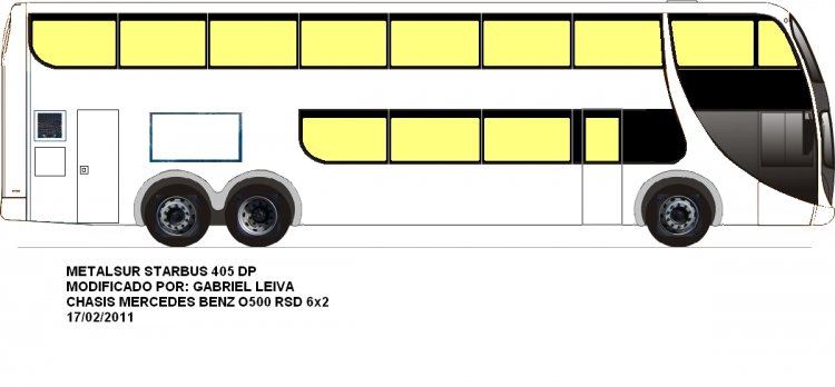 METALSUR STARBUS DP
¿SE IMAGINAN ALGO ASÍ?
Palabras clave: METALSUR STARBUS DP 405 MERCEDES BENZ O500 RSD