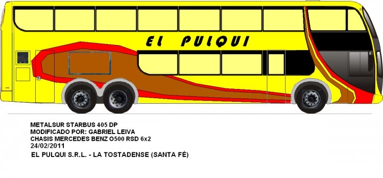 METALSUR STARBUS DP
¿SE IMAGINAN ALGO ASÍ?
Palabras clave: METALSUR STARBUS DP 405 MERCEDES BENZ O500 RSD EL PULQUI