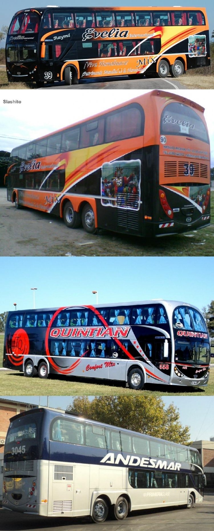 METALSUR STARBUS II
Fotos extraídas de www.busespatagonicos.com.ar
De arriba hacia abajo
Fotos 1 y 2 autor: Slashito
Foto 3 autor: Carrocerías Metalsur

Foto 4 autor: Héctor Jorge Ramirez
LAU 231
[url=https://bus-america.com/galeria/displayimage.php?pid=53189]https://bus-america.com/galeria/displayimage.php?pid=53189[/url]
[url=https://bus-america.com/galeria/displayimage.php?pid=53190]https://bus-america.com/galeria/displayimage.php?pid=53190[/url]

Andesmar, interno 3045
Palabras clave: EVELIA ANDESMAR QUINTIAN METALSUR STARBUS II DP MERCEDES BENZ O500 RSD