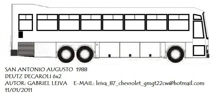 SAN ANTONIO AUGUSTO
LADO DERECHO DEL SAN ANTONIO AUGUSTO SOBRE CHASIS DEUTZ DECAROLI
Palabras clave: SAN     ANTONIO      AUGUSTO      DEUTZ   DECAROLI
