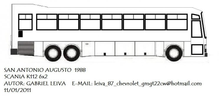 SAN ANTONIO AUGUSTO
LADO DERECHO DEL SAN ANTONIO AUGUSTO SOBRE CHASIS SCANIA K112
Palabras clave: SAN     ANTONIO      AUGUSTO      SCANIA       112