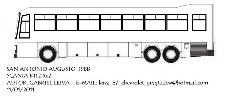 SAN ANTONIO AUGUSTO
LADO IZQUIERDO DEL SAN ANTONIO AUGUSTO SOBRE CHASIS SCANIA K112
Palabras clave: SAN     ANTONIO      AUGUSTO      SCANIA       112