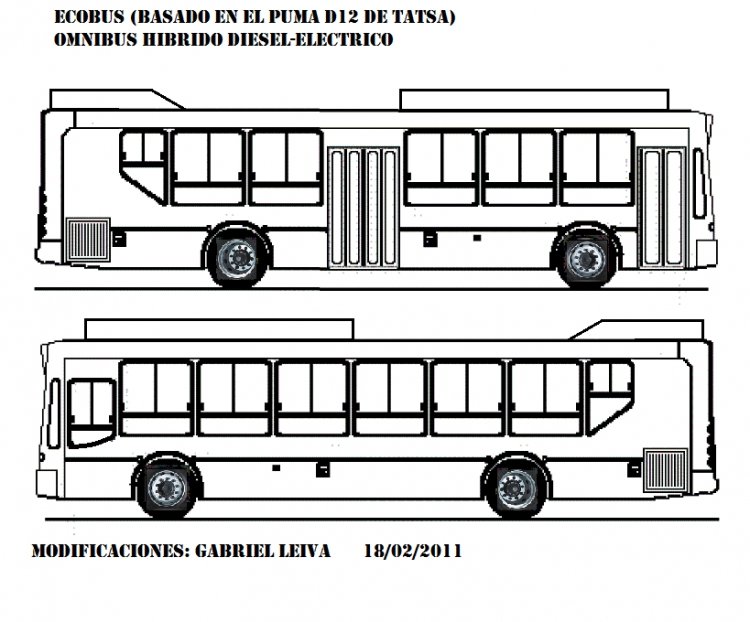 TATSA PUMA ECOBUS
GRÁFICA DEL 1º OMNIBUS HIBRIDO DE LA ARGENTINA
Palabras clave: TATSA PUMA D12 CUMMINS ECOBUS